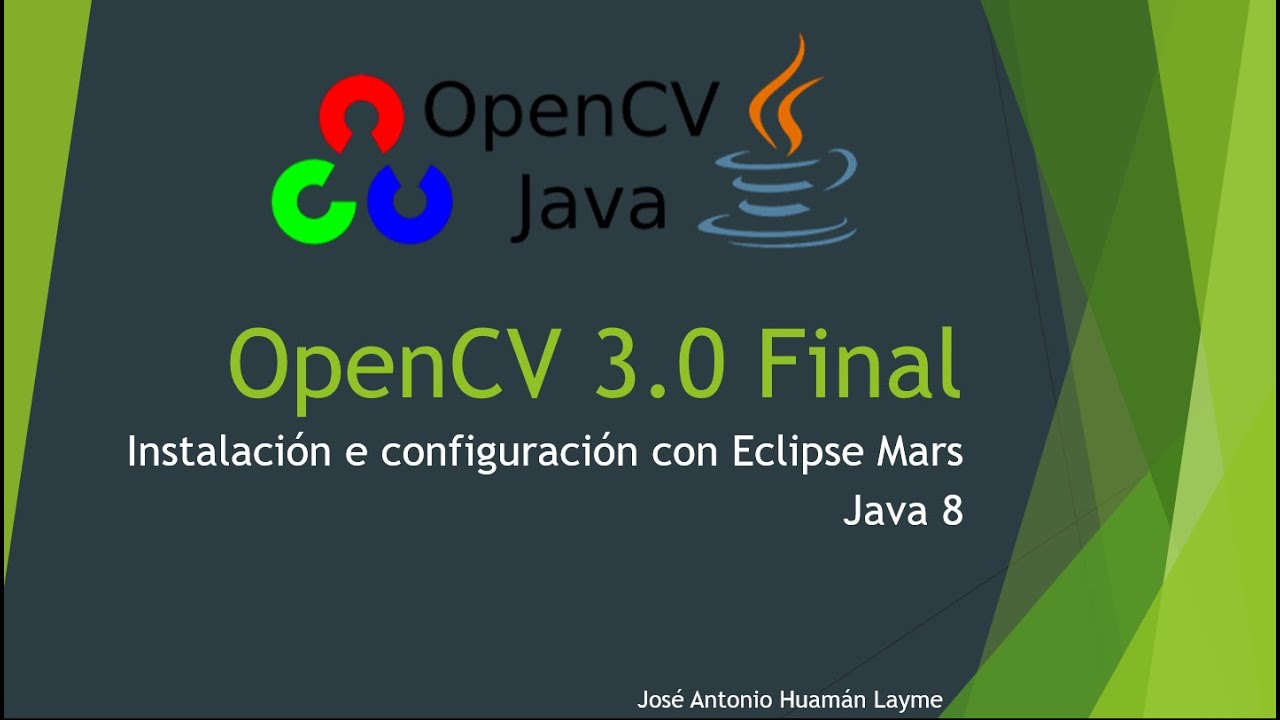 opencv 3.0.0 for java eclipse on mac osx